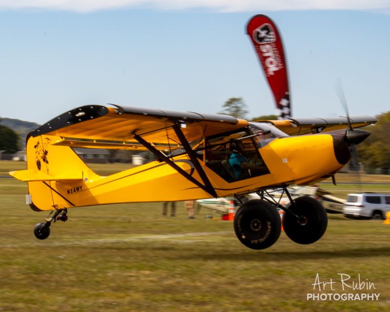 Race 72 · Wayne Smith · Kitfox 5 N14WY lifting off, third in Sport Class