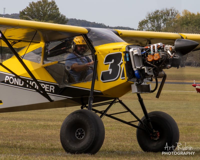 Race 311 · Tom Pond in the cockpit of the Just SuperSTOL N321E 'Pond Hopper'