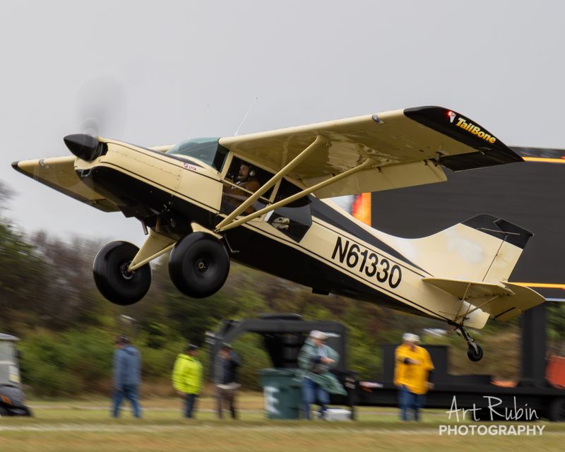 Race 45 · Rick Holman · Maule MX-7 N61330 climbing out in the rain