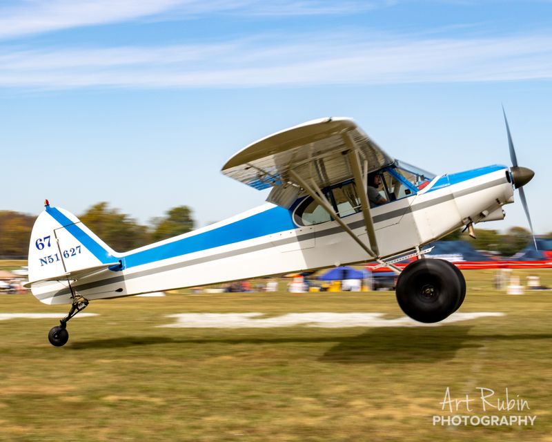 Race 67 · David Warren · Piper PA-18-150 N51627 lifting off