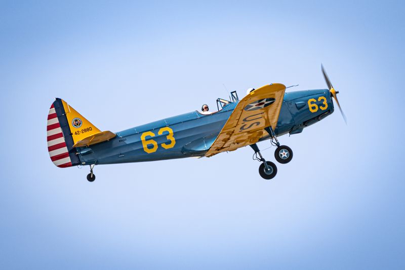 The CAF Music City Wing crew on the SNJ