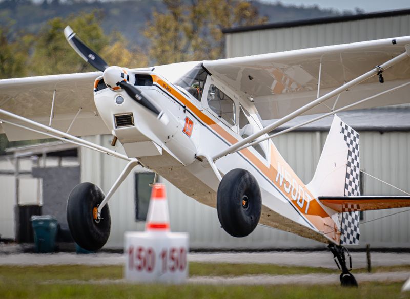 Race 19 · Jeffrey Harrell in the cockpit of the Scout