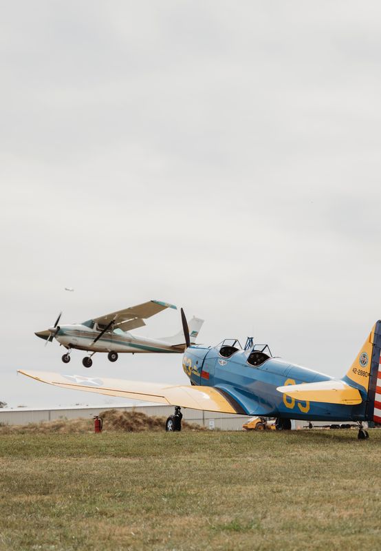 CAF Music City Wing trainers on the ramp