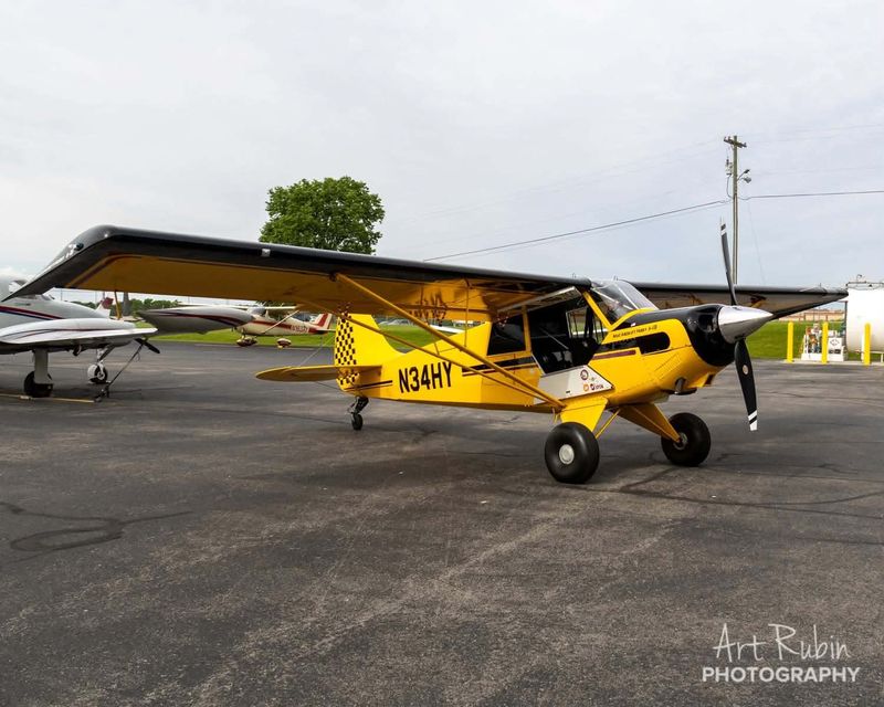 BOLD Aviation's Aviat Husky on the ramp at Lebanon